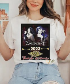 Evanescence 2023 thanks for the memories shirt