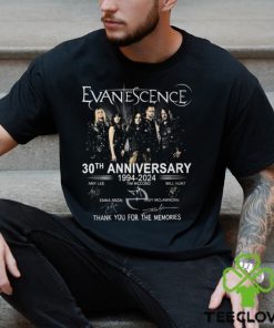 Evanescence 30th Anniversary 1994 – 2024 Thank You For The Memories T Shirt