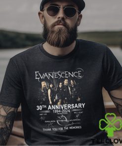 Evanescence 30th Anniversary 1994 – 2024 Thank You For The Memories T Shirt