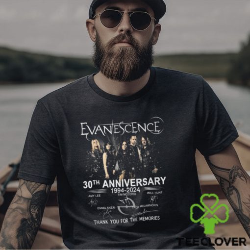 Evanescence 30th Anniversary 1994 – 2024 Thank You For The Memories T Shirt