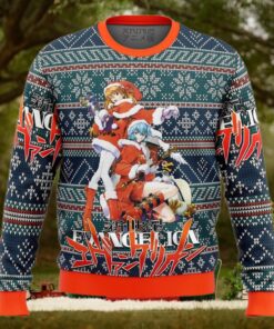 Evangelion Alt Ugly Christmas Sweater