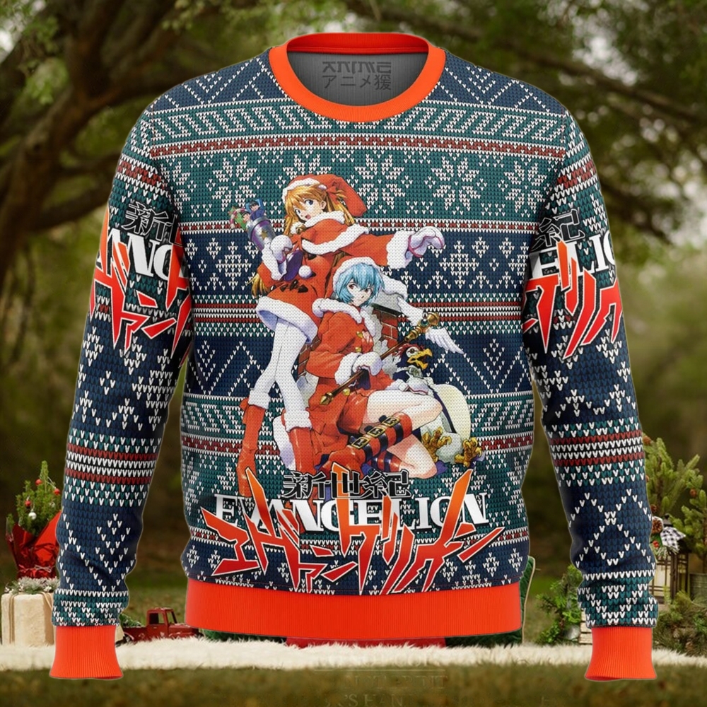 Evangelion Alt Ugly Christmas Sweater Evangelion Alt Ugly Christmas Sweater