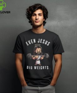 Even Jesus Did Weights Washed Gym Shirt