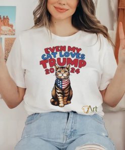 Even My Cat Loves Trump 2024 Shirt