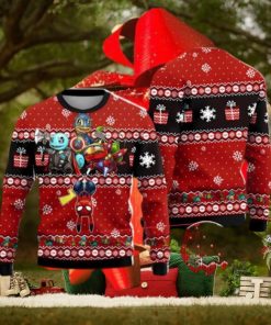 Evengers Pokemon Marvel Woolen Ugly Christmas Sweater Nice Gift For Everyone
