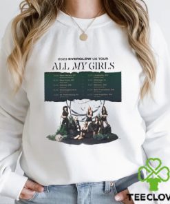 Everglow 2023 All My Girls US Tour Merch, ALl My Girls 2023 US Tour Dates Shirt, Everglow All My Girls Album Shirt 2 Everglow 2023 All My Girls US Tour Merch, ALl My Girls 2023 US Tour Dates Shirt, Everglow All My Girls Album Shirt