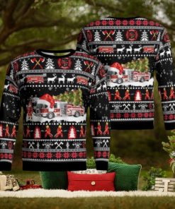 Everson, Pennsylvania, Everson Volunteer Fire Company Aop Ugly Sweater