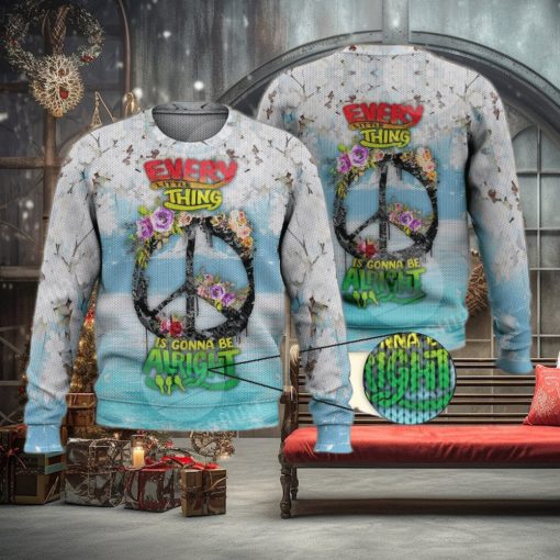 Every Little Thing Is Gonna Be Alright 3D Full Print Ugly Sweater Christmas Gift Sweater