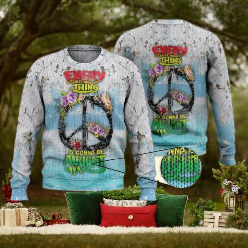 Every Little Thing Is Gonna Be Alright 3D Full Print Ugly Sweater Christmas Gift Sweater
