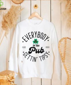 St. Patrick’s Day Shamrock T-Shirt – Get Tipsy with Everyone at the Pub!