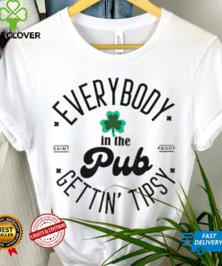 Everybody In The Pub Getting Tipsy St.Patrick’s Day Shamrock T Shirt