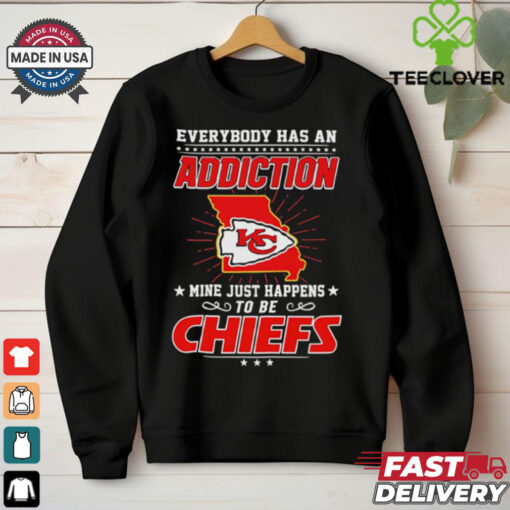 Everybody has an addiction mine happens to be Chiefs shirt
