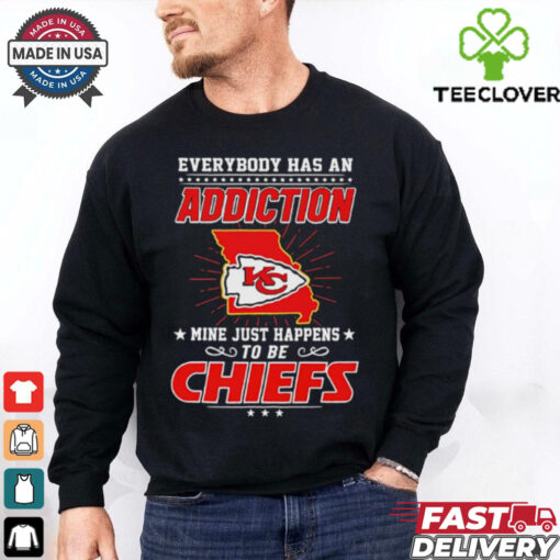 Everybody has an addiction mine happens to be Chiefs shirt