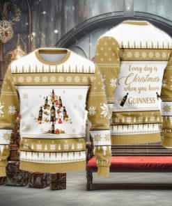 Everyday Is Christmas When You Have Guinness Ugly Christmas Sweater Cute Christmas Gift for Men And Women