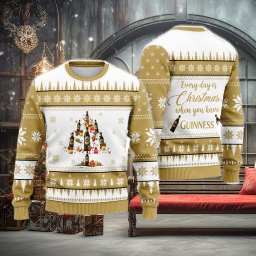 Everyday Is Christmas When You Have Guinness Ugly Christmas Sweater Cute Christmas Gift for Men And Women
