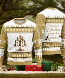 Everyday Is Christmas When You Have Guinness Ugly Christmas Sweater Cute Christmas Gift for Men And Women