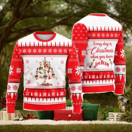 Everyday Is Christmas When You Have Jim Beam Ugly Christmas Sweater Cute Christmas Gift for Men And Women