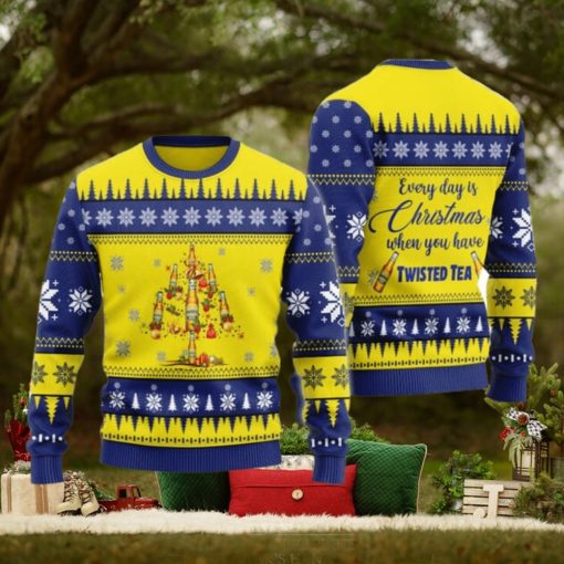 Everyday Is Christmas When You Have Twisted Tea Ugly Christmas Sweater Cute Christmas Gift for Men And Women