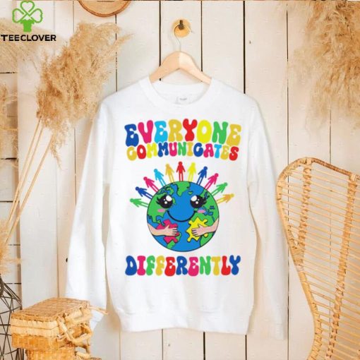 Everyone Communicates Differently Autism Month hoodie, sweater, longsleeve, shirt v-neck, t-shirt