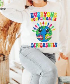 Everyone Communicates Differently Autism Month hoodie, sweater, longsleeve, shirt v-neck, t-shirt