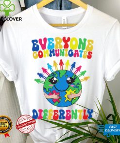 Everyone Communicates Differently Autism Month hoodie, sweater, longsleeve, shirt v-neck, t-shirt