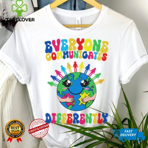 Everyone Communicates Differently Autism Month hoodie, sweater, longsleeve, shirt v-neck, t-shirt