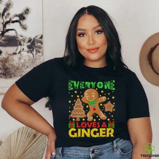 Everyone Loves A Dabbing Gingerbread Christmas Shirt