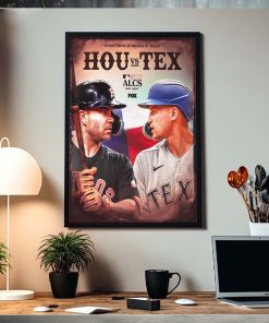 Everything Is Bigger In Texas Houston Astros Vs Texas Rangers MLB 2023 In The Lone Star State Home Decor Poster Canvas