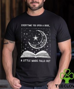 Everytime you open a book Book Lover Classic T Shirt