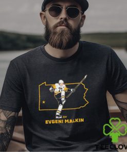 Evgeni Malkin 71 Pittsburgh Penguins state star shirt