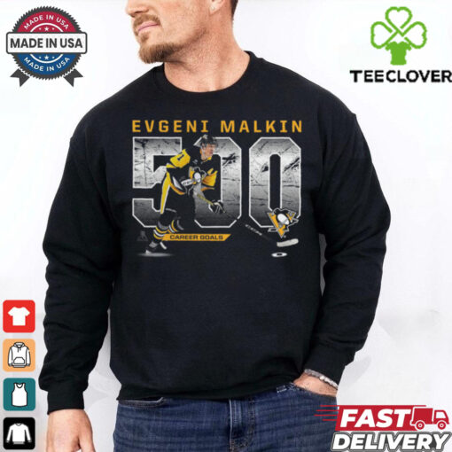 Evgeni Malkin Pittsburgh Penguins 500 Goals T Shirt