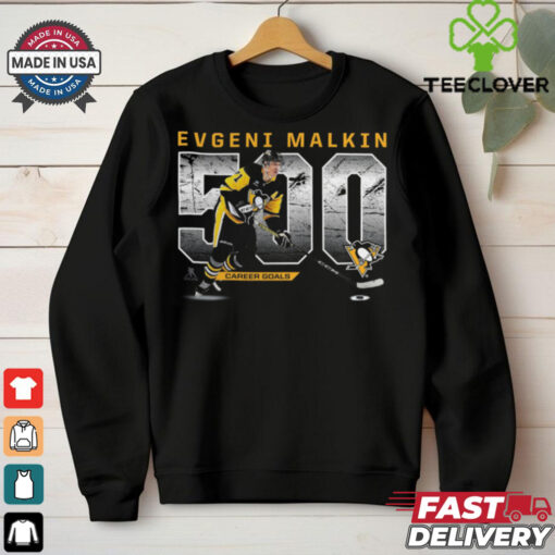 Evgeni Malkin Pittsburgh Penguins 500 Goals T Shirt