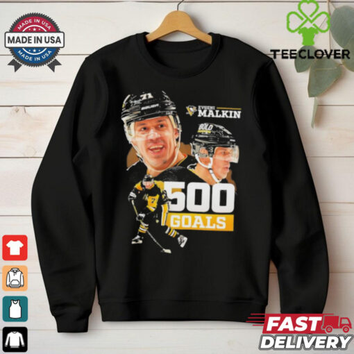 Evgeni Malkin Pittsburgh Penguins hockey 500 goals hoodie, sweater, longsleeve, shirt v-neck, t-shirt