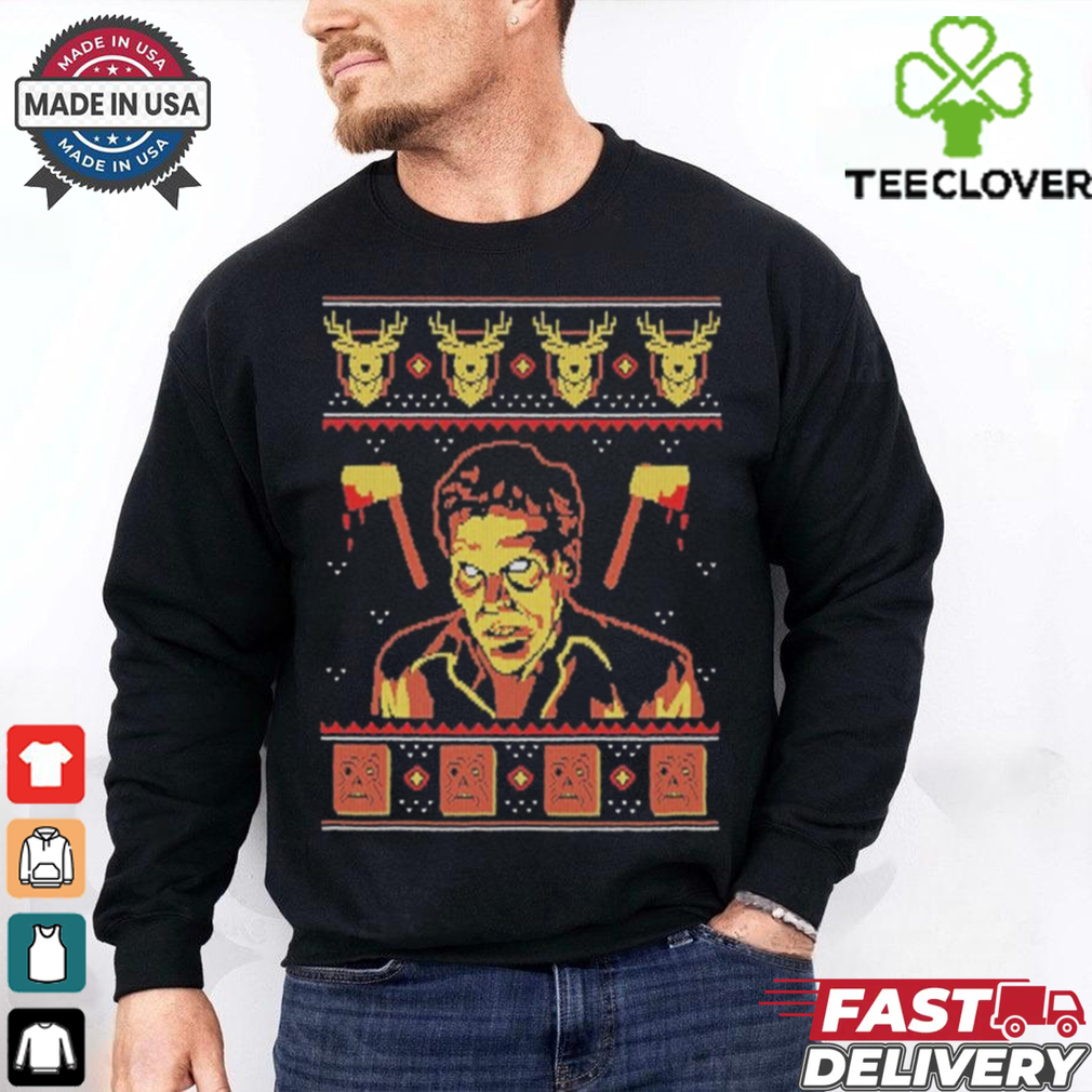 Evil Dead 2 Groovy Christmas Shirt Evil Dead 2 Groovy Christmas Shirt