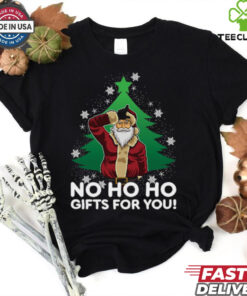 Evil Santa Loser Gesture NO HO HOs For You! Christmas Merry Christmas 2024 T Shirt 2 Evil Santa Loser Gesture NO HO HOs For You! Christmas Merry Christmas 2024 T Shirt