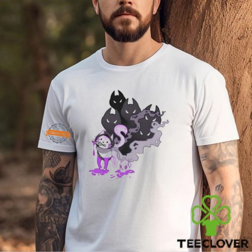 Evocaitart Asexual Pride Cat T Shirt