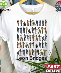 Evolution Of Leon Bridges t shirt 2 Evolution Of Leon Bridges t shirt