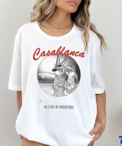 Exclusive Wb 100 Looney Tunes X Casablanca Adult Shirt