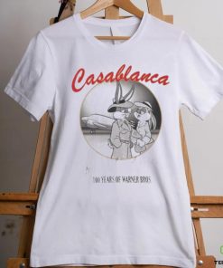 Exclusive Wb 100 Looney Tunes X Casablanca Adult Shirt