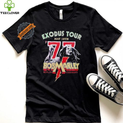 Exodus Tour Bob Marley Berlin Germany shirt