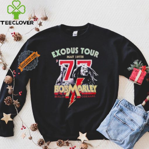Exodus Tour Bob Marley Berlin Germany shirt