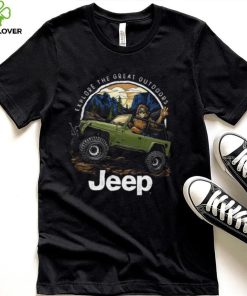 Explore The Great Outdoors Sasquatch Jeep Shirt