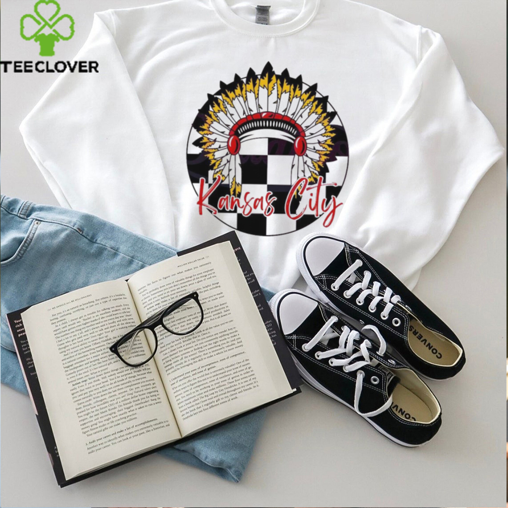 Kansas City Checkerboard Football Shirt Kansas City Checkerboard Football Shirt