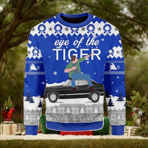 Eye Of The Tiger Ugly Christmas Sweater Xmas Gift Men And Women Christmas Sweater