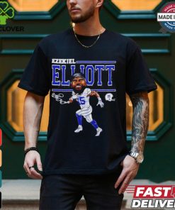 Ezekiel Elliott Dallas Cartoon Football Signature hoodie, sweater, longsleeve, shirt v-neck, t-shirt