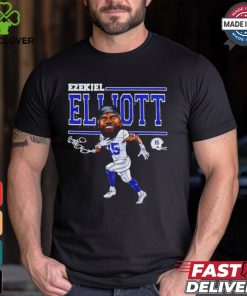 Ezekiel Elliott Dallas Cartoon Football Signature hoodie, sweater, longsleeve, shirt v-neck, t-shirt