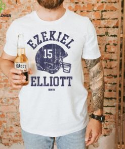 Ezekiel Elliott New England Helmet Font Shirt