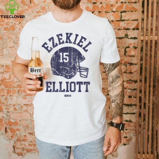 Ezekiel Elliott New England Helmet Font Shirt