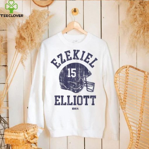 Ezekiel Elliott New England Helmet Font Shirt