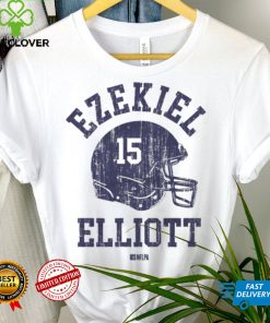 Ezekiel Elliott New England Helmet Font Shirt